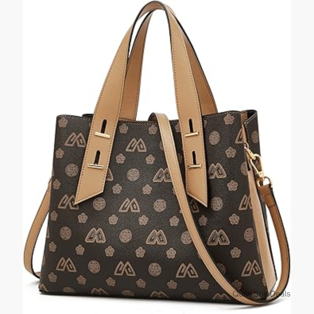 Genuine Leather Crossbody Satchel With Adjustable Strap, Tote Purse